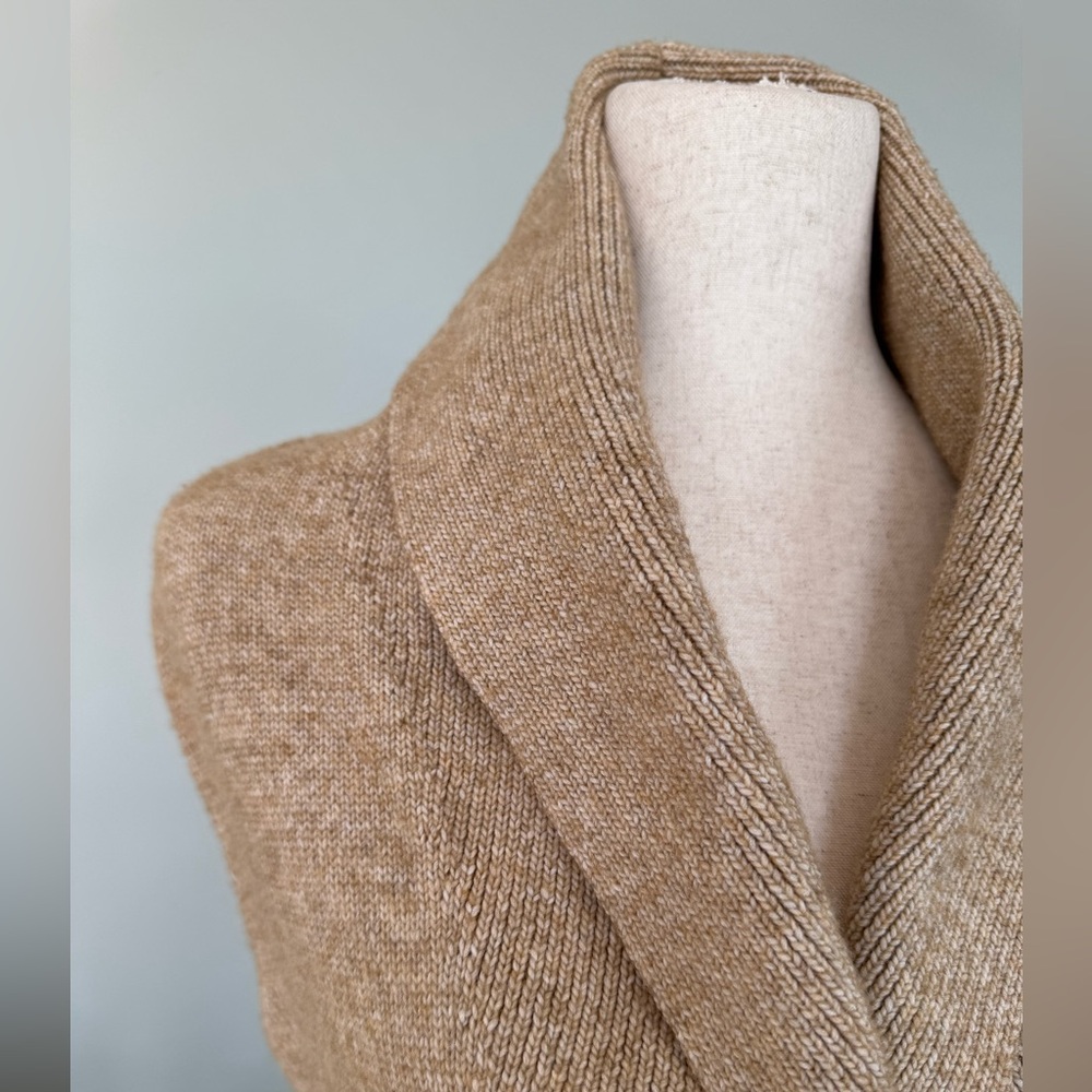 White House Black Market Beige Knit Cardigan - Picture 4 of 16